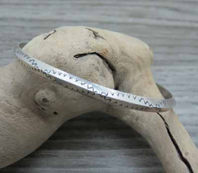 Sterling Bangle Bracelet American Indian 3